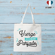 Tote bag coton recyclé vierge ascendant parfaite