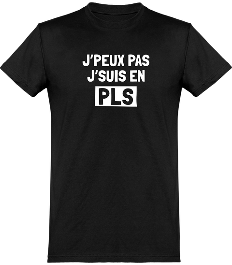  T shirt homme je suis en pls