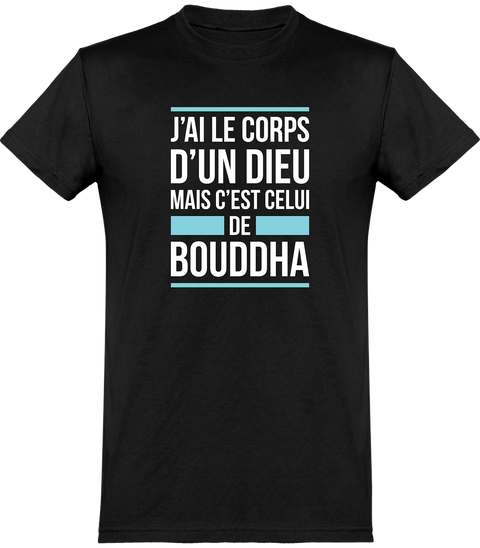  T shirt homme j'ai le corps d'un dieu