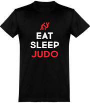  T shirt homme eat sleep judo