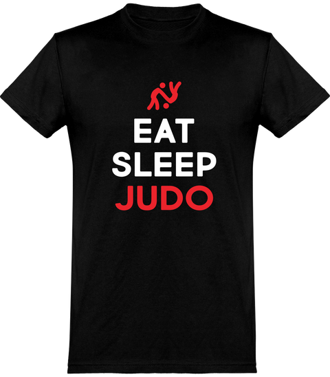  T shirt homme eat sleep judo