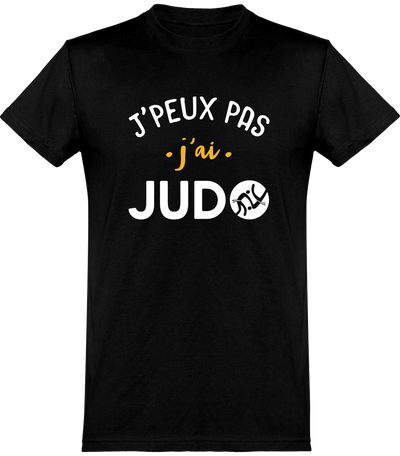  T shirt homme j'peux pas j'ai judo