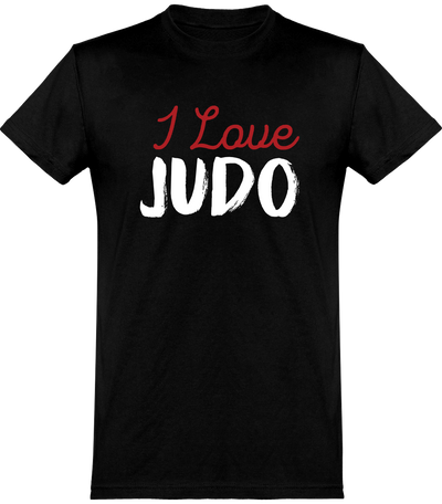  T shirt homme i love judo
