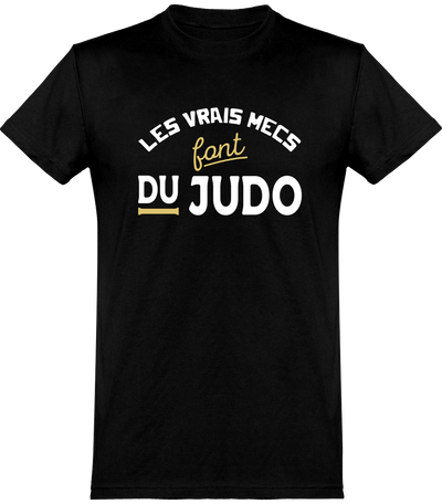  T shirt homme les mecs font du judo