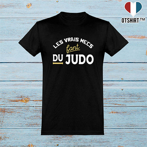  T shirt homme les mecs font du judo