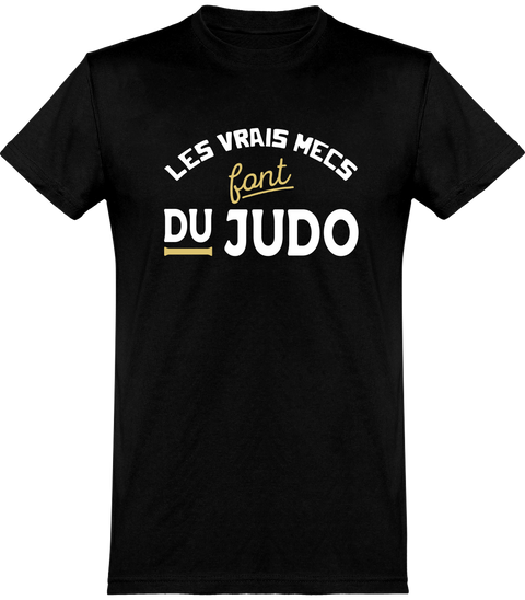  T shirt homme les mecs font du judo