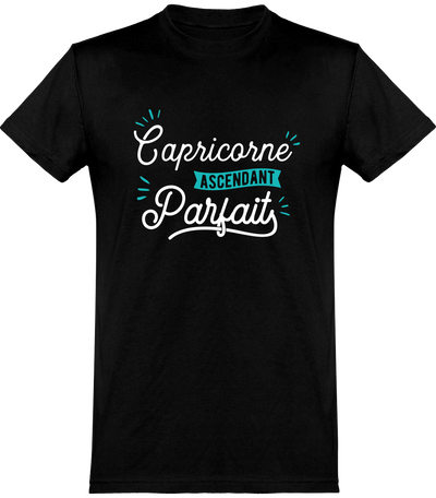  T shirt homme capricorne ascendant parfait