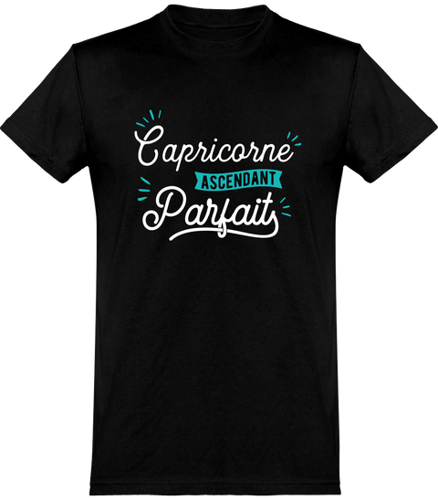  T shirt homme capricorne ascendant parfait