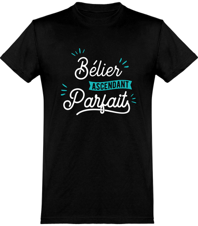  T shirt homme bélier ascendant parfait