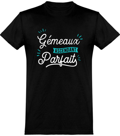  T shirt homme gémeaux ascendant parfait