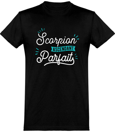  T shirt homme scorpion ascendant parfait