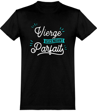  T shirt homme vierge ascendant parfait