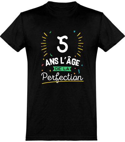  T shirt homme 5 ans la perfection