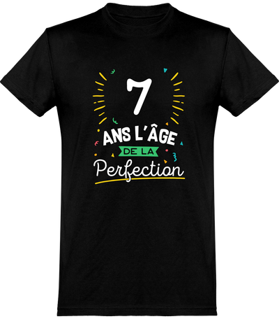  T shirt homme 7 ans la perfection