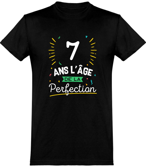  T shirt homme 7 ans la perfection