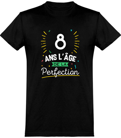  T shirt homme 8 ans la perfection