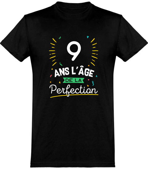  T shirt homme 9 ans la perfection