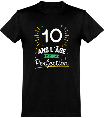  T shirt homme 10 ans la perfection