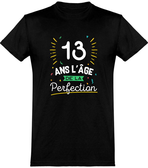  T shirt homme 13 ans la perfection