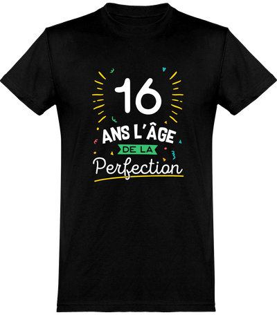  T shirt homme 16 ans la perfection