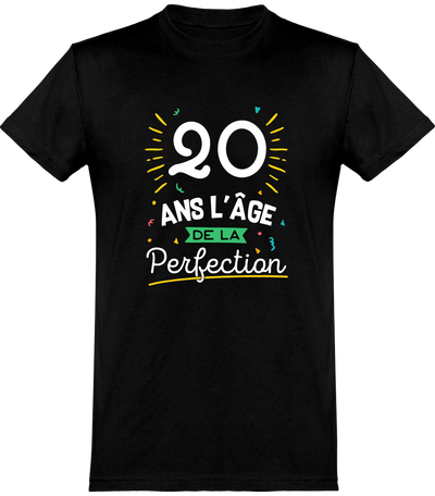  T shirt homme 20 ans la perfection