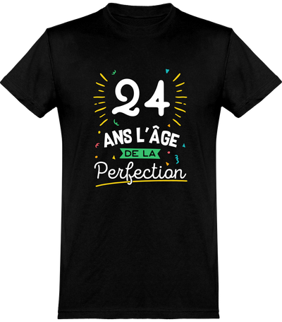  T shirt homme 24 ans la perfection