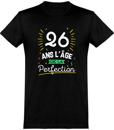  T shirt homme 26 ans la perfection