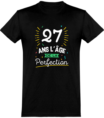  T shirt homme 27 ans la perfection