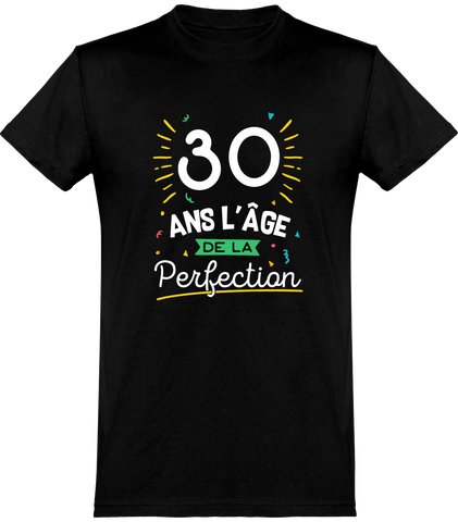 T-Shirt Anniversaire 30 Ans Gamer – Niveau 30 Débloqué – Cadeau Humoristique Geek Homme Femme