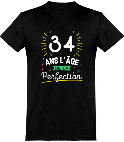  T shirt homme 34 ans la perfection