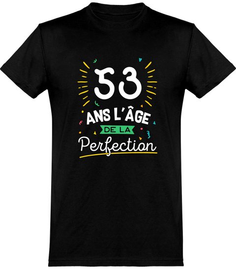  T shirt homme 53 ans la perfection