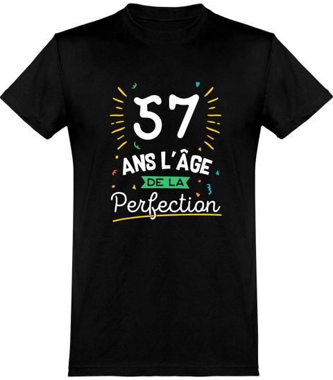  T shirt homme 57 ans la perfection