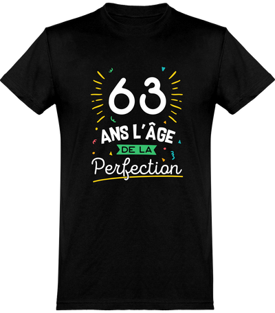  T shirt homme 63 ans la perfection