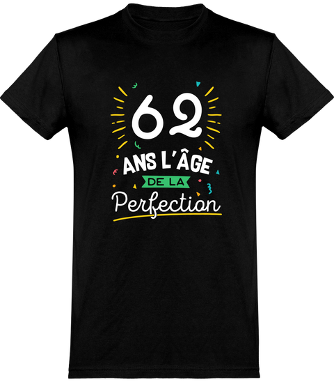  T shirt homme 62 ans la perfection