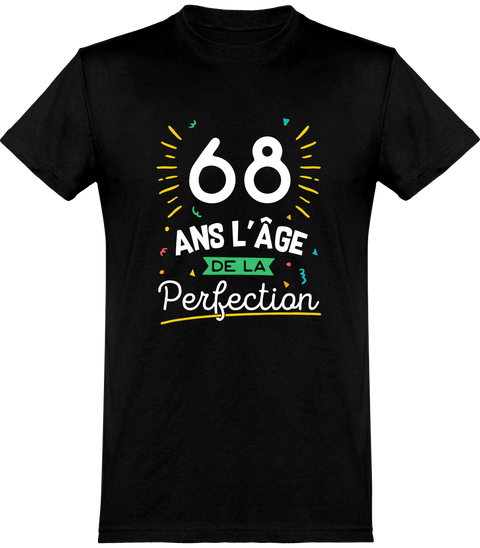  T shirt homme 68 ans la perfection