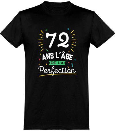  T shirt homme 72 ans la perfection