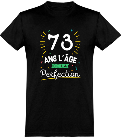  T shirt homme 73 ans la perfection
