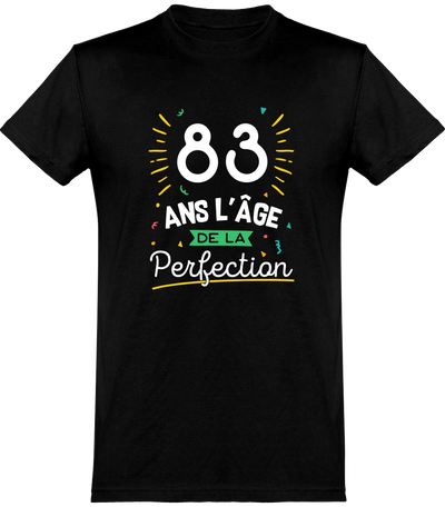  T shirt homme 83 ans la perfection