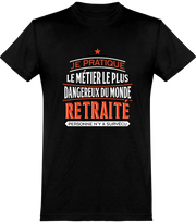  T shirt homme retraité personne n'y a survécu