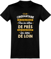  T shirt homme à la cinquantaine