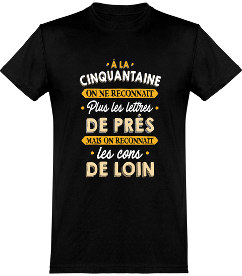  T shirt homme à la cinquantaine