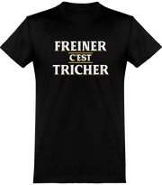  T shirt homme freiner c'est tricher