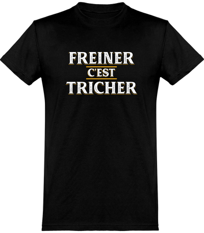  T shirt homme freiner c'est tricher