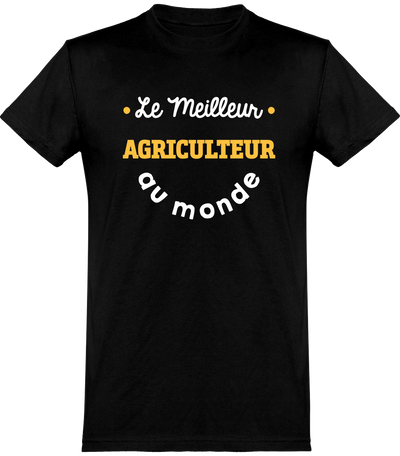  T shirt homme le meilleur agriculteur au monde