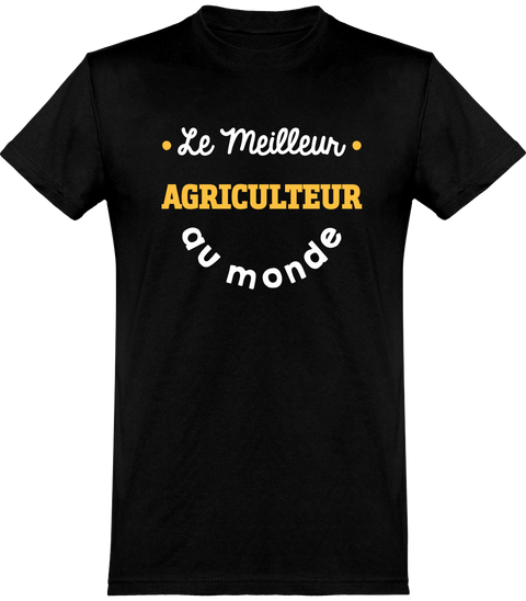  T shirt homme le meilleur agriculteur au monde