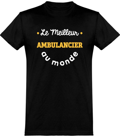  T shirt homme le meilleur ambulancier