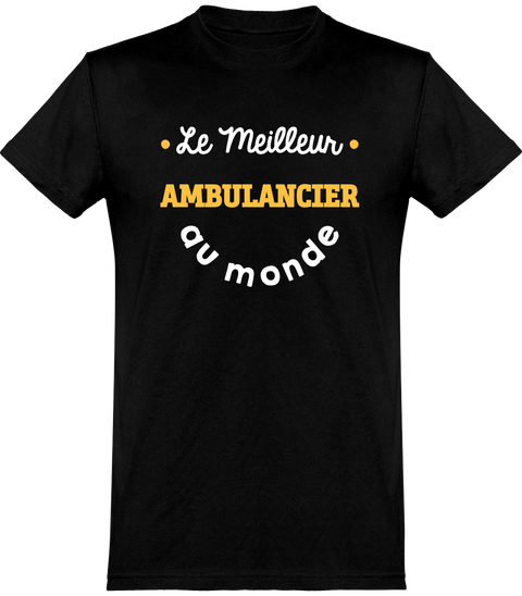  T shirt homme le meilleur ambulancier