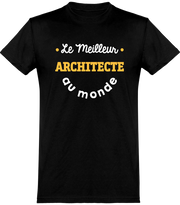  T shirt homme le meilleur architecte au monde