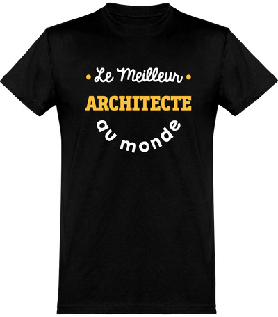  T shirt homme le meilleur architecte au monde