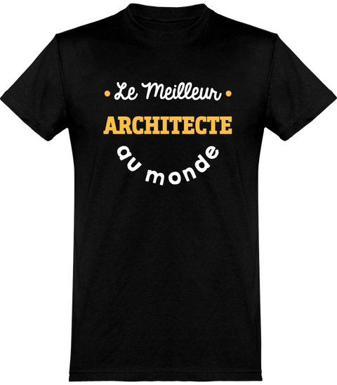  T shirt homme le meilleur architecte au monde